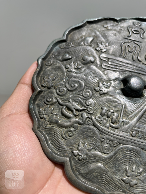 明 菱花形“煌丕昌天”航海镜 - 图5